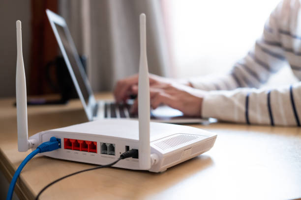 Wi-Fi router providing home internet connectivity